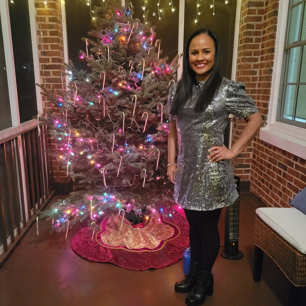 Silver Sequin Mini Dress